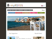 Tablet Screenshot of i-mykonos.com